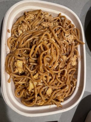 Fried noodles  at Cozy Wok in Oakland