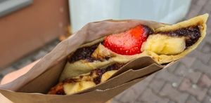 Vegan Crêpe at Vegins in Frankfurt