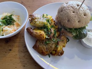 Burger Menu  at Vegins in Frankfurt