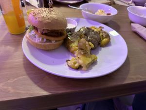 Burger  at Vegins in Frankfurt