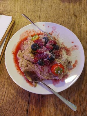 Mousse au chocolat at Vegins in Frankfurt