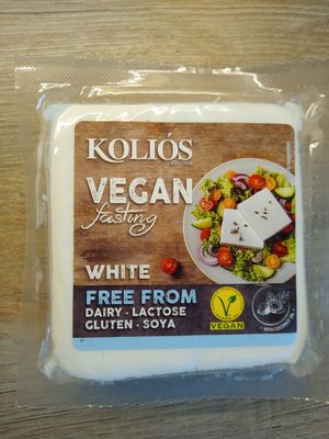 Kolios vegan feta at Griechische Top Markt in Wiesbaden