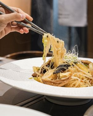 XO醬野菌菌炆新竹米粉 at Emerald 珺 in Hong Kong Island