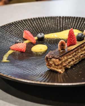 純素朱古力咖啡歌劇院蛋糕 at Emerald 珺 in Hong Kong Island