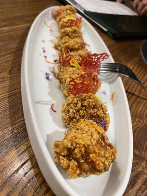   Mixed nuts and herbs monkeyhead mushroom  at Emerald 珺 in Hong Kong Island