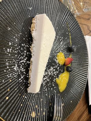 New York cheesecake - VEGAN  at Emerald 珺 in Hong Kong Island