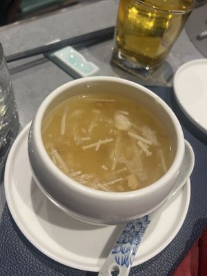 Vegan shark fin soupp  at Emerald 珺 in Hong Kong Island