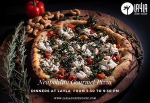 Cashew´s Clay Pizza!!💗 at Layla Restaurant Plants & Mushrooms in Puerto Morelos