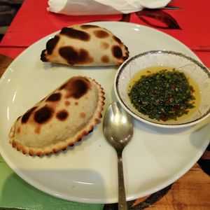 Empanadas at Layla Restaurant Plants & Mushrooms in Puerto Morelos