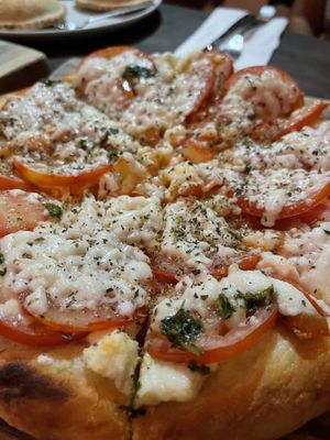 Pizza Margot   at Layla Restaurant Plants & Mushrooms in Puerto Morelos