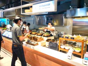 Khunchurn vegetarians new latest branch at Central Plaza Ladprow G floor.  at Khun Churn - Central Plaza Ladprao - Food Stall in Bangkok