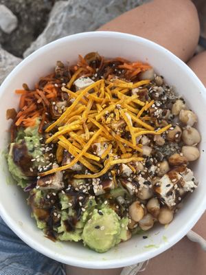 Large vegan poke bowl 🥣   at Poké House in Lisbon