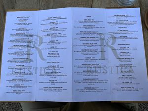 Menu at Rústica in San Miguel De Allende