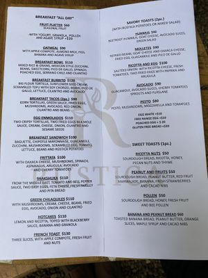 Breakfast at Rústica in San Miguel De Allende