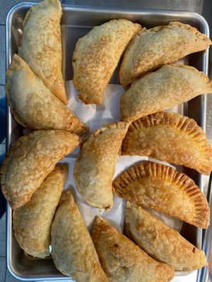 Vegetarian and real chicken empanadas as well as guava empanadas at Tropical Cuisine Restaurant in Collegedale