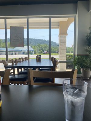 Lovely view from dining room   at Tropical Cuisine Restaurant in Collegedale