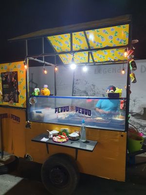 The stall at Perro No Come Perro in Tulum