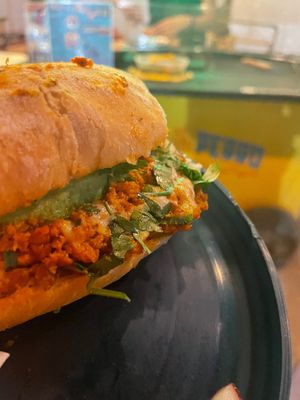 Torta mixta at Perro No Come Perro in Tulum