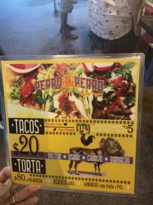 Menú 2  at Perro No Come Perro in Tulum