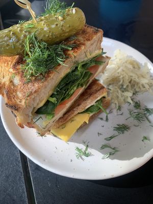 NYC club sandwich   at Vagabond in Byron Bay
