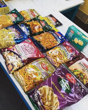 Indian snacks  at Lotus Market in San Rafael
