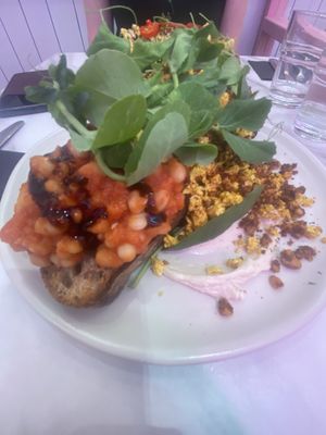 Clean beans  at Grams in Edinburgh