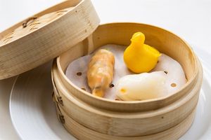 Animal Shaped Dim Sum at Hong Kong Adventist Hospital Cafeteria in New Territories