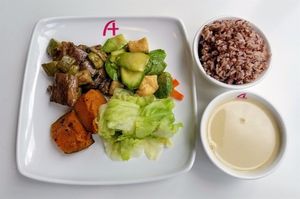 Food at Hong Kong Adventist Hospital Cafeteria in New Territories