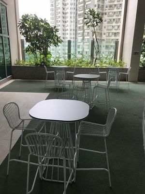 Outdoor seating at Hong Kong Adventist Hospital Cafeteria in New Territories