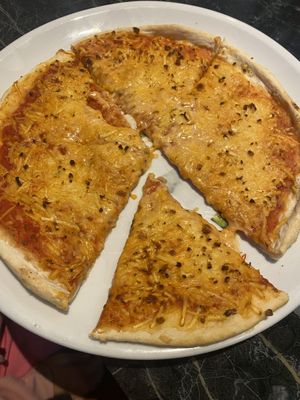 Vegan margherita pizza   at Pizzeria Verona in Wiesbaden