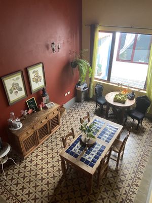 Dining room  at Casa Vegana Arucas in Gran Canaria