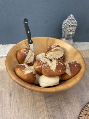 Selfmade buns at Casa Vegana Arucas in Gran Canaria