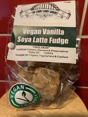 Local VG fudge  at Café Shrub in Blaydon