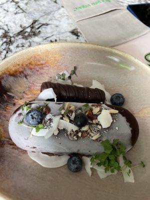 Vegan snickers ice-cream - innocent delight 😎 at Organic Life in Chisinau