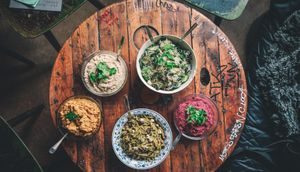 Vegan dips at Radikalecker in Berlin