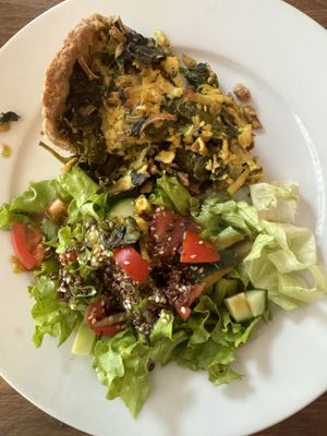 Spinach quiche  at Radikalecker in Berlin