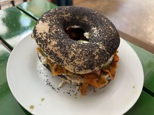 bagel...  at Radikalecker in Berlin