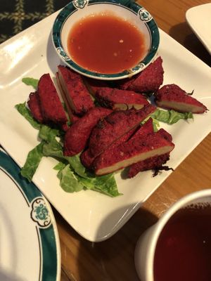 A15 叉燒雞 roasted boneless chicken   at Veggie Heaven in Teaneck