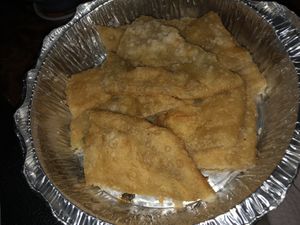 Scallion pancakes   at Veggie Heaven in Teaneck