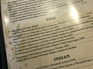 Menu  at Veggie Heaven in Teaneck