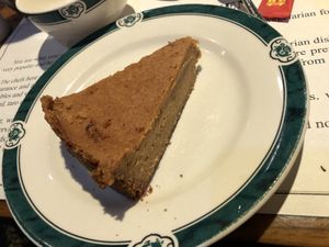 Desserts 12 pumpkin cheese cake   at Veggie Heaven in Teaneck