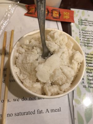 5. Coconut sorbet   at Veggie Heaven in Teaneck