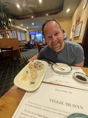   at Veggie Heaven in Teaneck