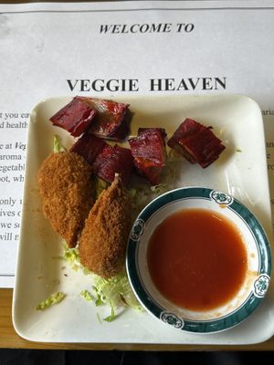   at Veggie Heaven in Teaneck