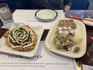   at Veggie Heaven in Teaneck