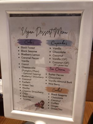 Menu   at Veggie Heaven in Teaneck