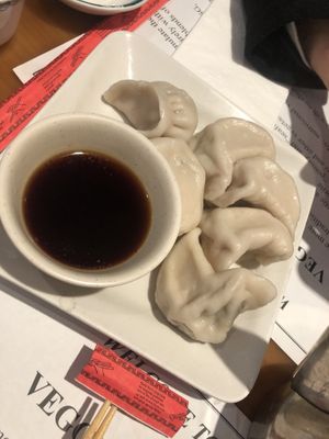 A3 steamed dumpling   at Veggie Heaven in Teaneck