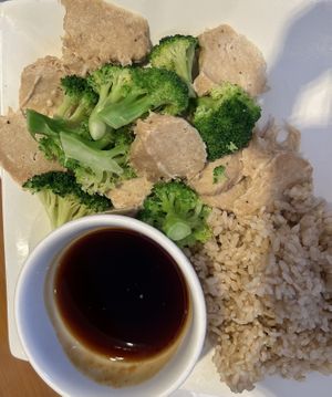   at Veggie Heaven in Teaneck