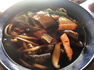 大滷湯麵  at Veggie Heaven in Teaneck