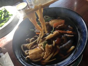 大滷湯麵  at Veggie Heaven in Teaneck